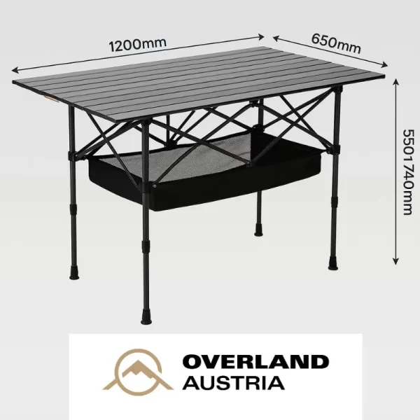 faltbarer Campingtisch aus Aluminium – Bild 2