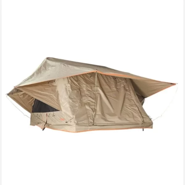 NTREPIDOR 2 Dachzelt – 140x240 cm, Khaki, mit großen Fenstern und Aluminium-Wabenboden – Bild 5