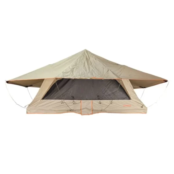 NTREPIDOR 2 Dachzelt – 140x240 cm, Khaki, mit großen Fenstern und Aluminium-Wabenboden – Bild 2