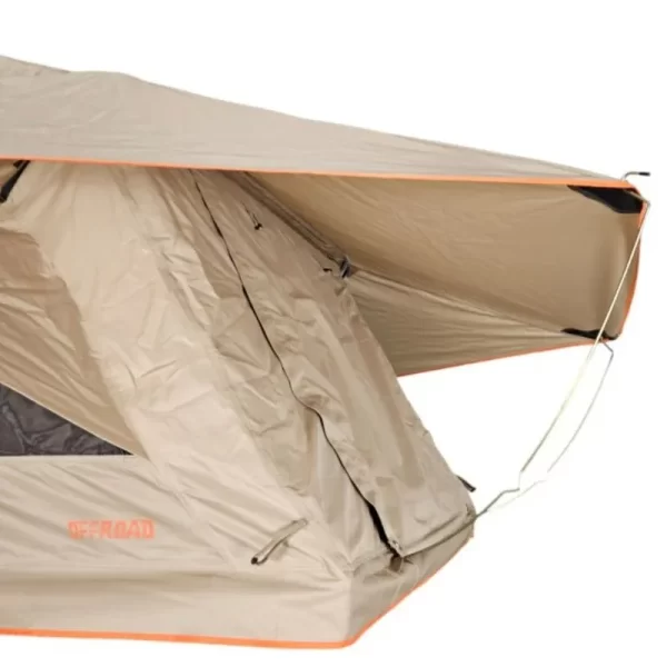 NTREPIDOR 2 Dachzelt – 140x240 cm, Khaki, mit großen Fenstern und Aluminium-Wabenboden – Bild 3